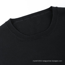 20ALM017 Cotton plain sweater round neck men sweater casual